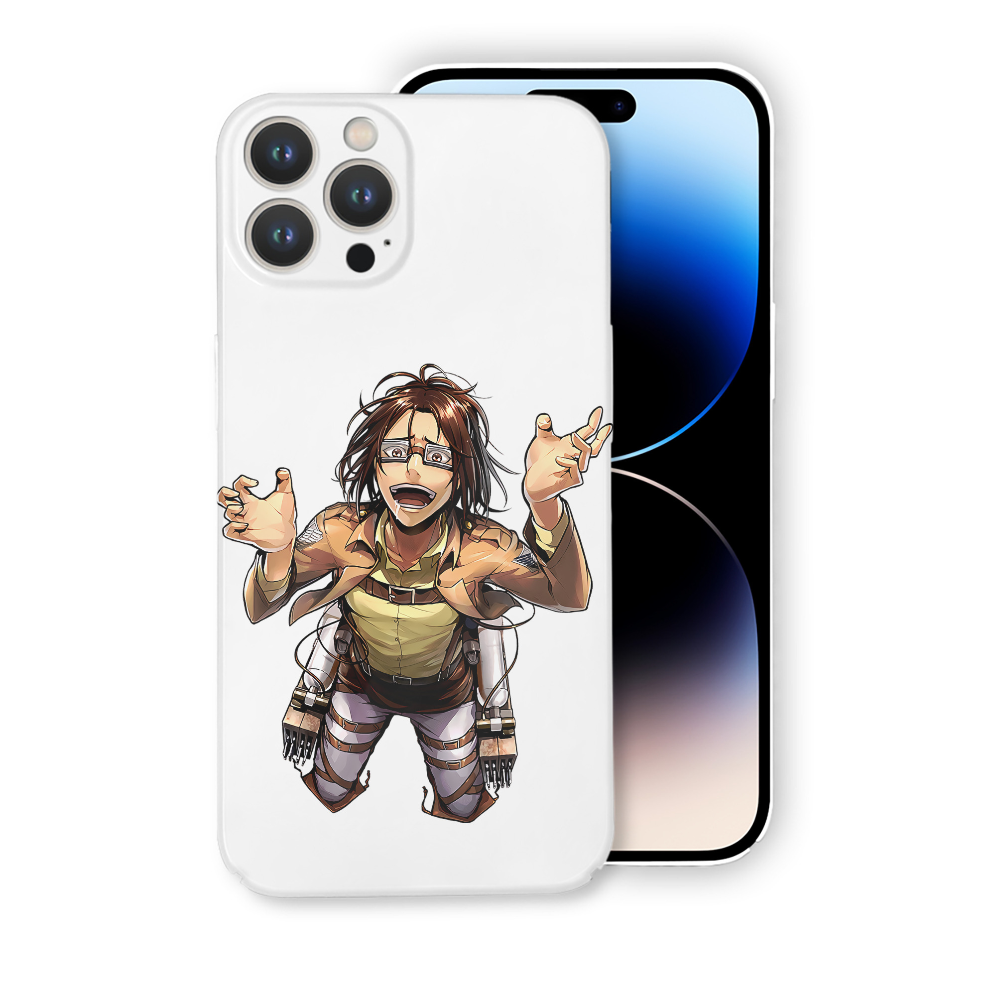 （画像用） 進撃の巨人 ハンジ·ゾエ Attack on Titan Hanji Zoe 【iPhone 14シリーズ対応】ハードケース